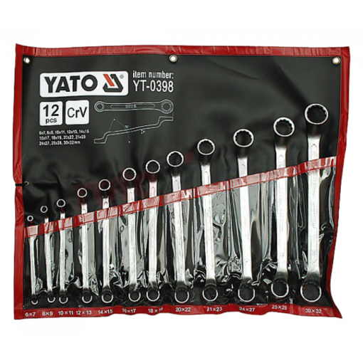 Bộ cờ lê 2 đầu tròng 12PCS Yato YT-0398