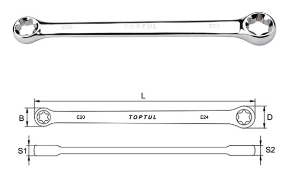 co le 2 dau vong toptul aaae0608 6x8 mm