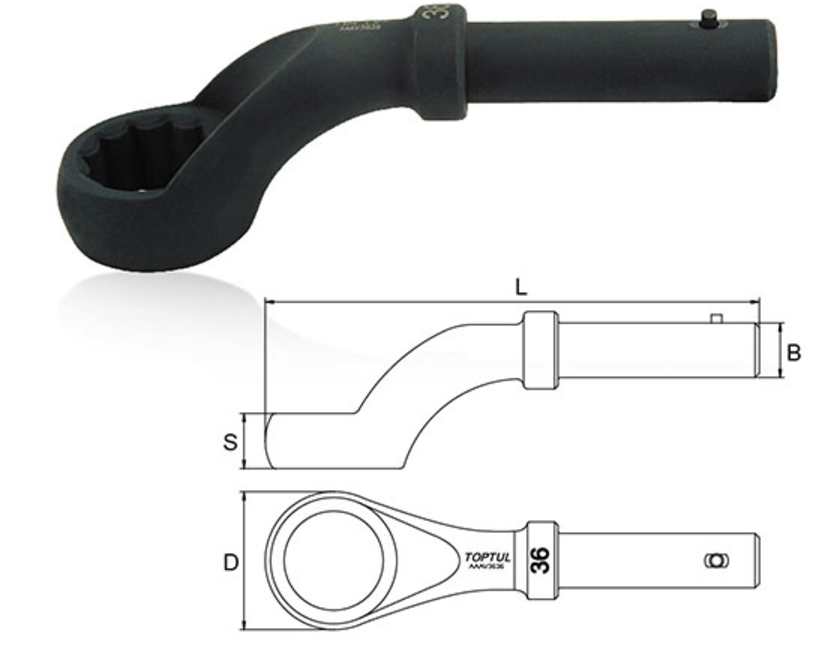 co le bua dong toptul aaav3030 30mm