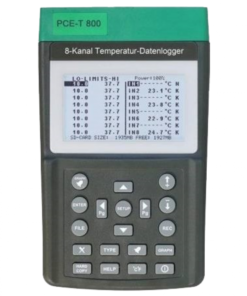 Máy đo nhiệt độ với data logger hiển thị đồng thời 8 kênh đo PCE PCE-T800