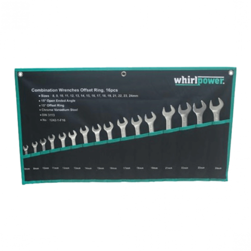 Bộ cờ lê vòng miệng 16 chi tiết Whirlpower 1242-1-F16