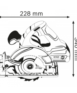 Máy cưa đĩa dùng pin Bosch GKS 18V-LI (Solo)