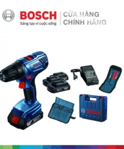 Máy khoan vặn vít dùng pin Bosch GSR 180-LI + Phụ kiện