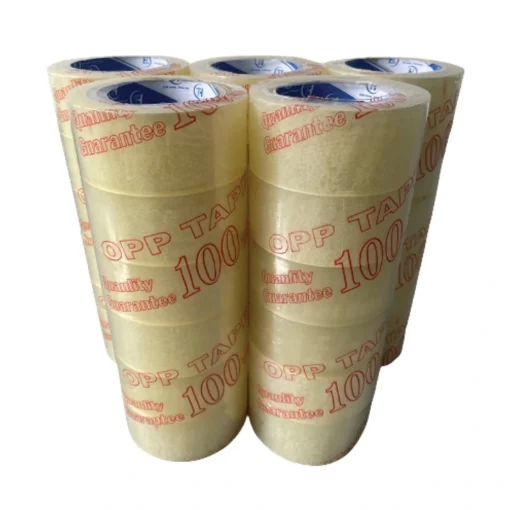 Băng keo OPP trong Fact-Depot THOPPT12K - 1,2kg 1 cây (6 cuộn/cây), 4,8p, 100Y