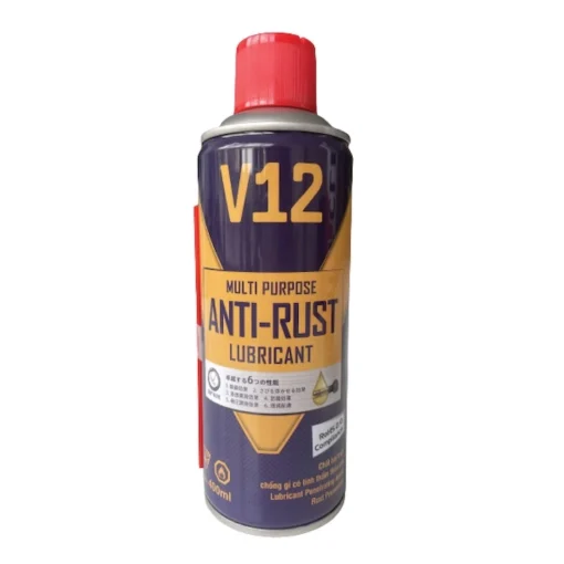 Chất bôi trơn chống rỉ đa năng Multi Purpose Anti-Rust Lubricant V12  (Công nghệ Nhật Bản) 400ml