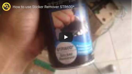 hoa chat tay decal samurai paint sticker remover str600202