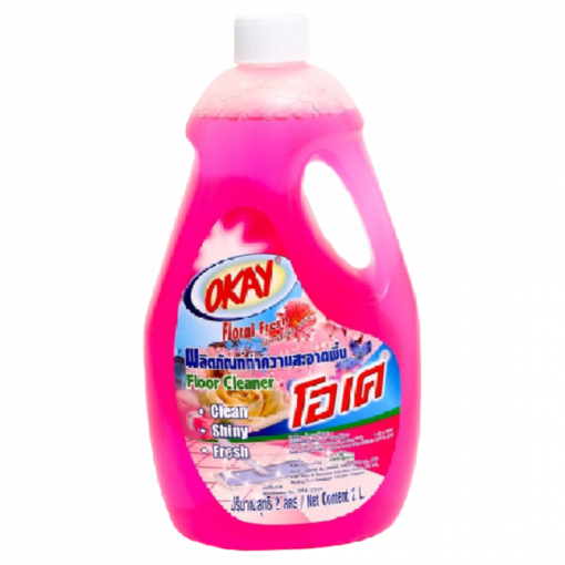 Nước lau sàn OKAY hồng 2L