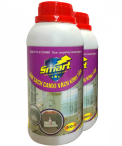 Nước tẩy làm sạch cặn canxi vách kính tắm Smart TK 500ml